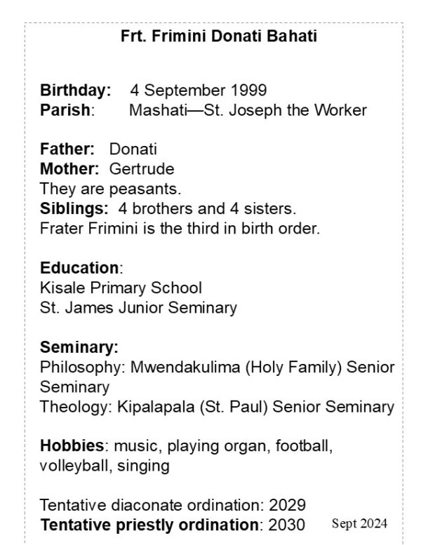 Frater Frimini Donati Bahati - Image 2